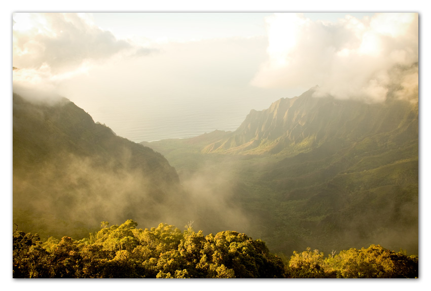 Kauai006 Kalalau Valley and Ocean Kauai Hawaii
